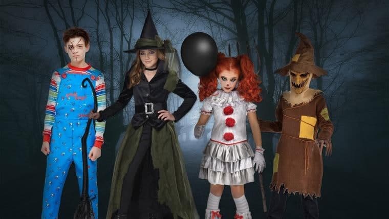 Dress up as witches ghosts or other classic Halloween characters